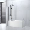 Tidy 55″ X 39″ Frameless Bi-fold Tub Door