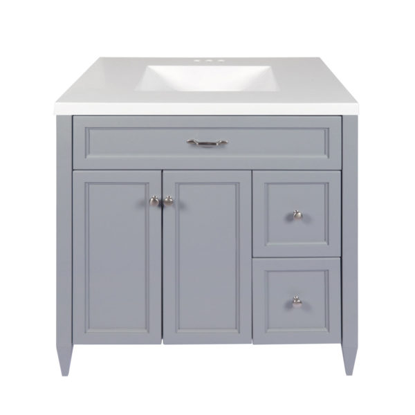 Vail Vanity With Cultured Marble Or Quartz Stone Top