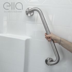 Ella Modern Satin Brushed Finish Straight Grab Bar ″ ″ ″ Off X