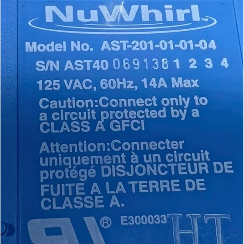 Nuwhirl Air Activated Blower Controller