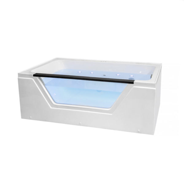 Ella Fiji Acrylic Alcove Infusion™ Microbubble Therapy 36″x66″ Bathtub – Soaking Depth To Overflow Center 16″ – 60% Off