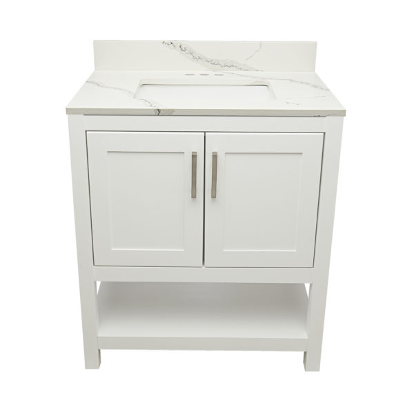 Taos Vanity With Cultured Marble Or Quartz Stone Top