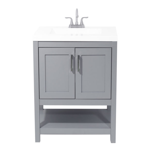 Taos Vanity With Cultured Marble Or Quartz Stone Top