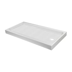 Rectangular Textured Acrylic Shower Base