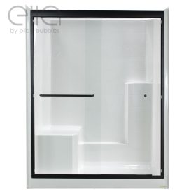 Duo In X In Framed Sliding Shower Door With Mm Clear Glass Without Handle X